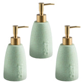 Kuber Industries Liquid Soap Dispenser | Handwash Soap Dispenser | Soap Dispenser for Wash Basin | Shampoo Dispenser Bottle | Bathroom Dispenser Bottle | ZX044GN | Pack of 3 | 320 ml | Green
